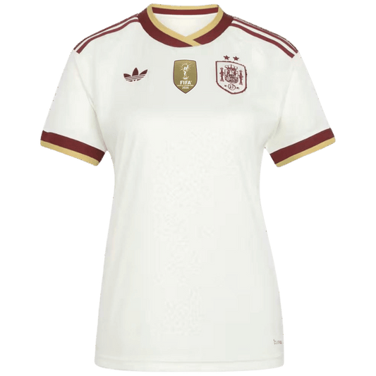 Women's Spain World Cup 2026 Away Soccer Jersey