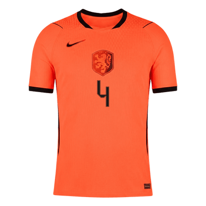 Netherlands World Cup 2026 Home Soccer Jersey - VIRGIL #4 (Player Edition)