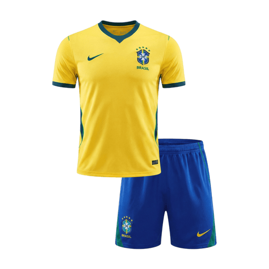 Kids Brazil World Cup 2026 Home Soccer Kit