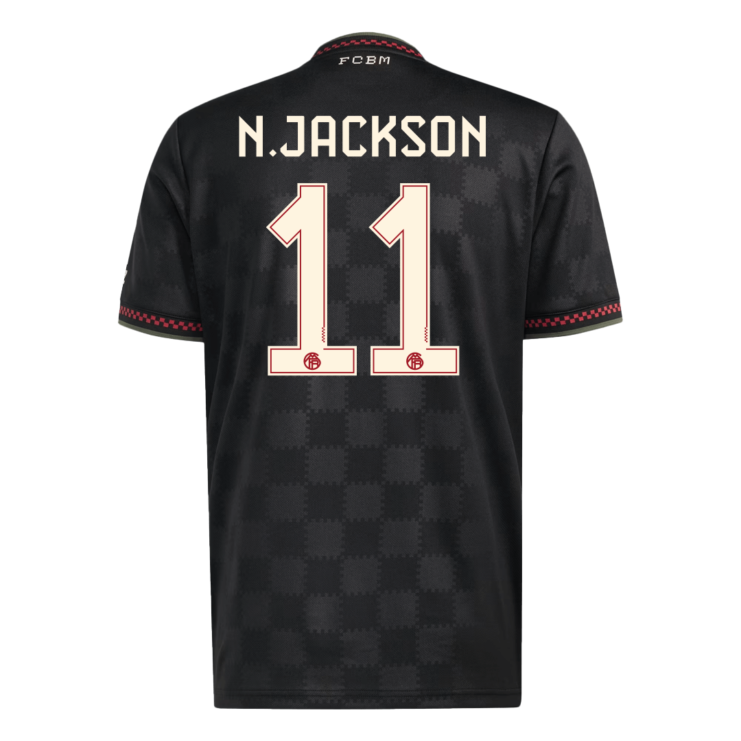 Bayern Munich 2025/26 Third Away Soccer Jersey - N.JACKSON #11