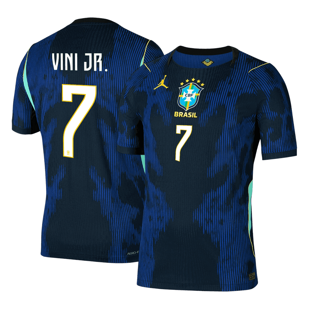 Brazil World Cup 2026 Away Soccer Jersey - VINI JR. #7 (Player Edition)