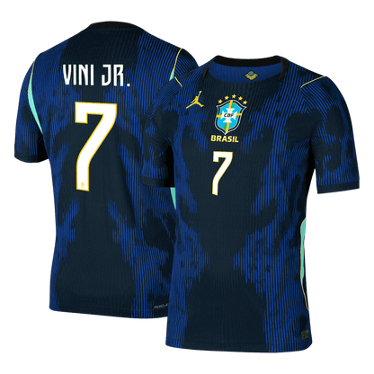 Brazil World Cup 2026 Away Soccer Jersey - VINI JR. #7 (Player Edition)