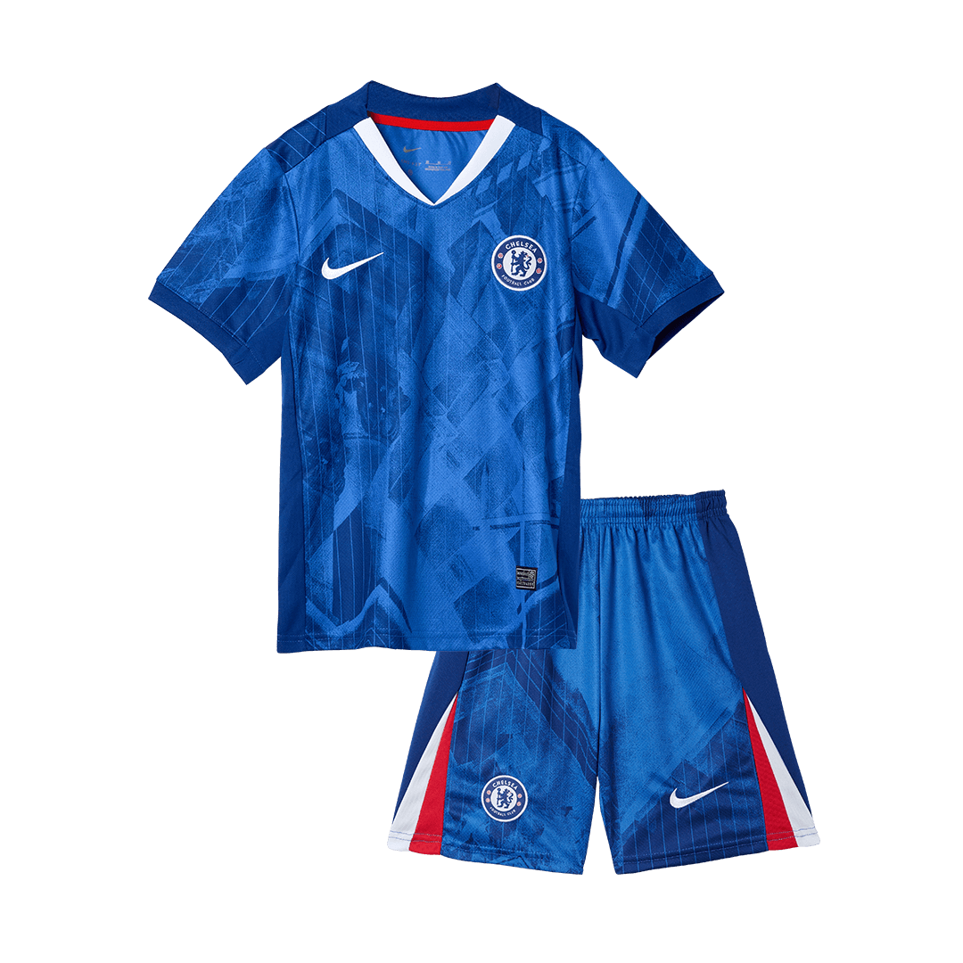 Kids Chelsea 2025/26 Home Soccer Kit