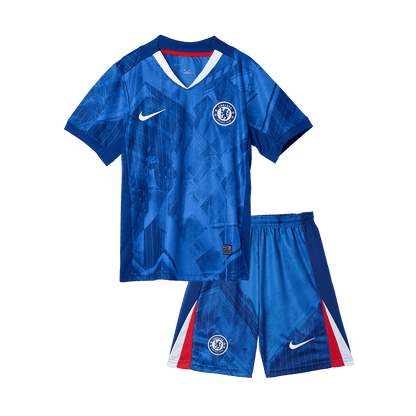 Kids Chelsea 2025/26 Home Soccer Kit