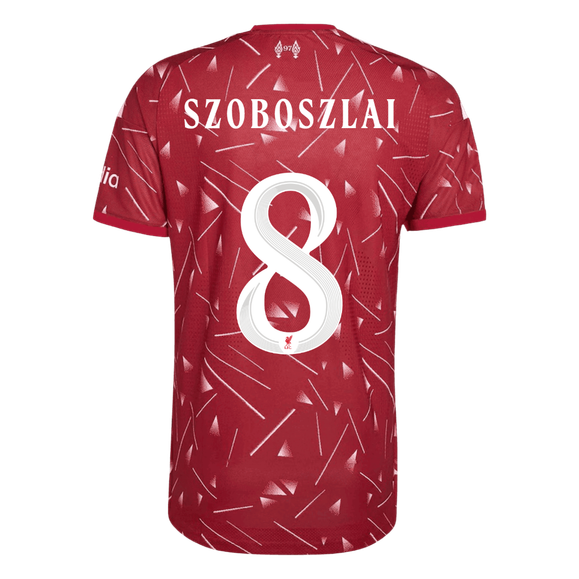 Liverpool 2026/27 Home Soccer Jersey - SZOBOSZLAI #8 – UCL (Player Edition)