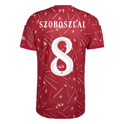 Liverpool 2026/27 Home Soccer Jersey - SZOBOSZLAI #8 – UCL (Player Edition)