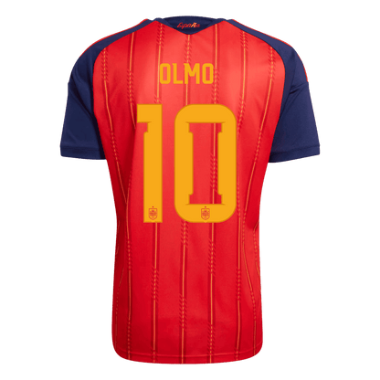 OLMO #10 Men's Spain World Cup 2026 Champion Edition Home Soccer Jersey