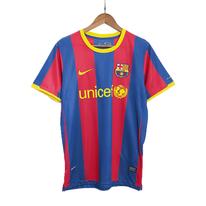 Retro MESSI #10 Men's Barcelona 2010/11 Home Soccer Jersey