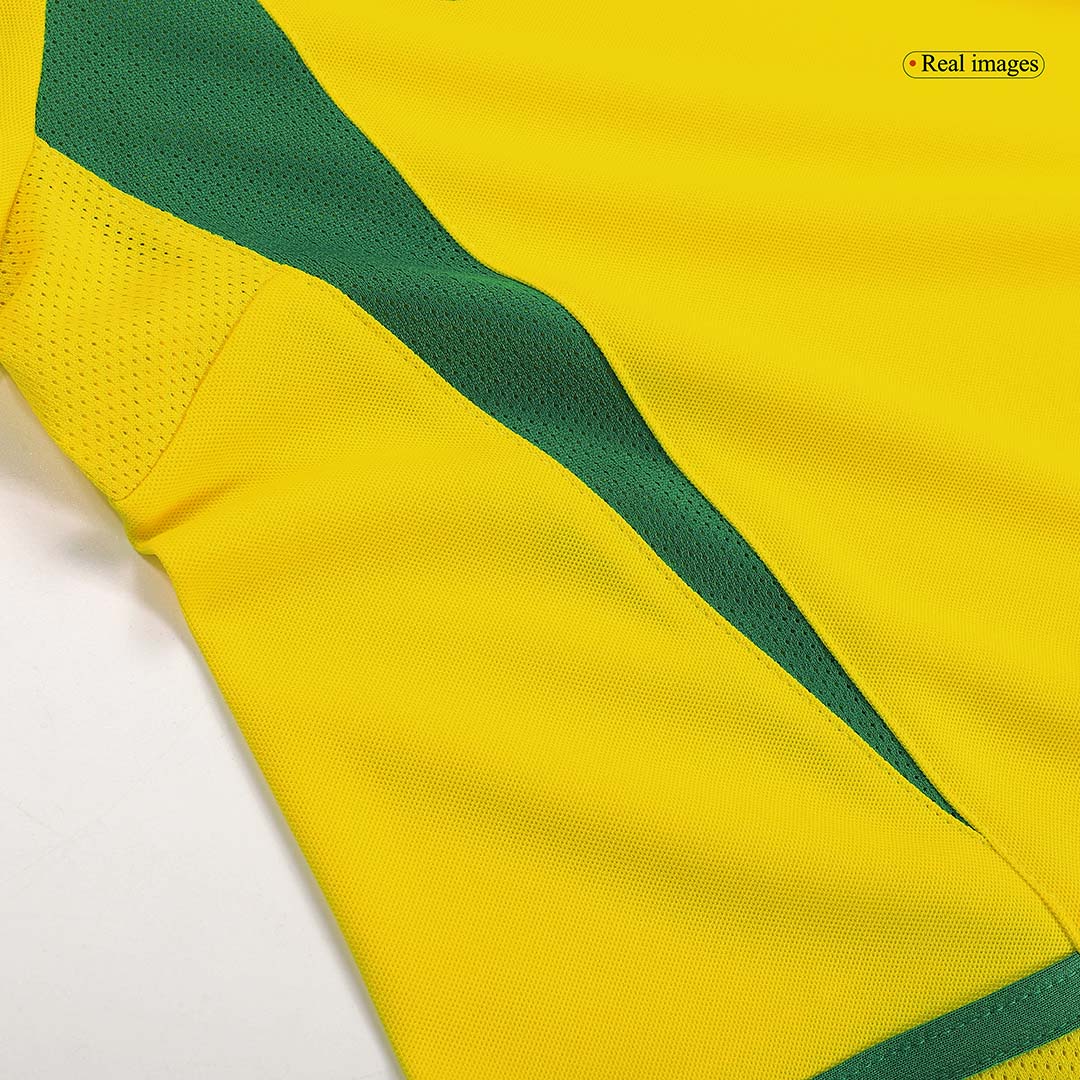 Brazil 2002/03 Retro Home Soccer Jersey - RONALDO #9