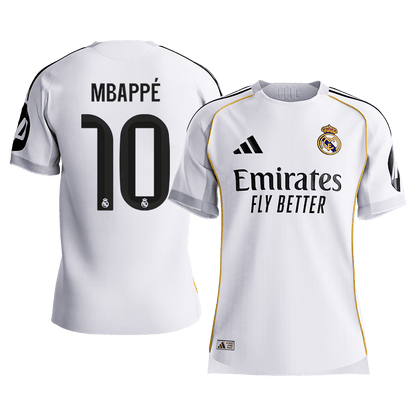 MBAPPÉ #10 Men's Real Madrid 2025/26 Player Version Home Soccer Jersey - Slim Fit [PREMIUM]